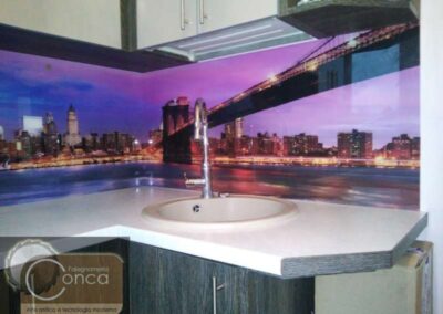 Cucine in Stile Moderno su Misura con Doppia Colorazione