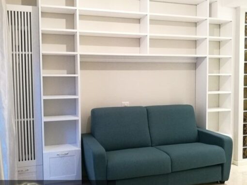 Librerie a Muro in Legno di Frassino